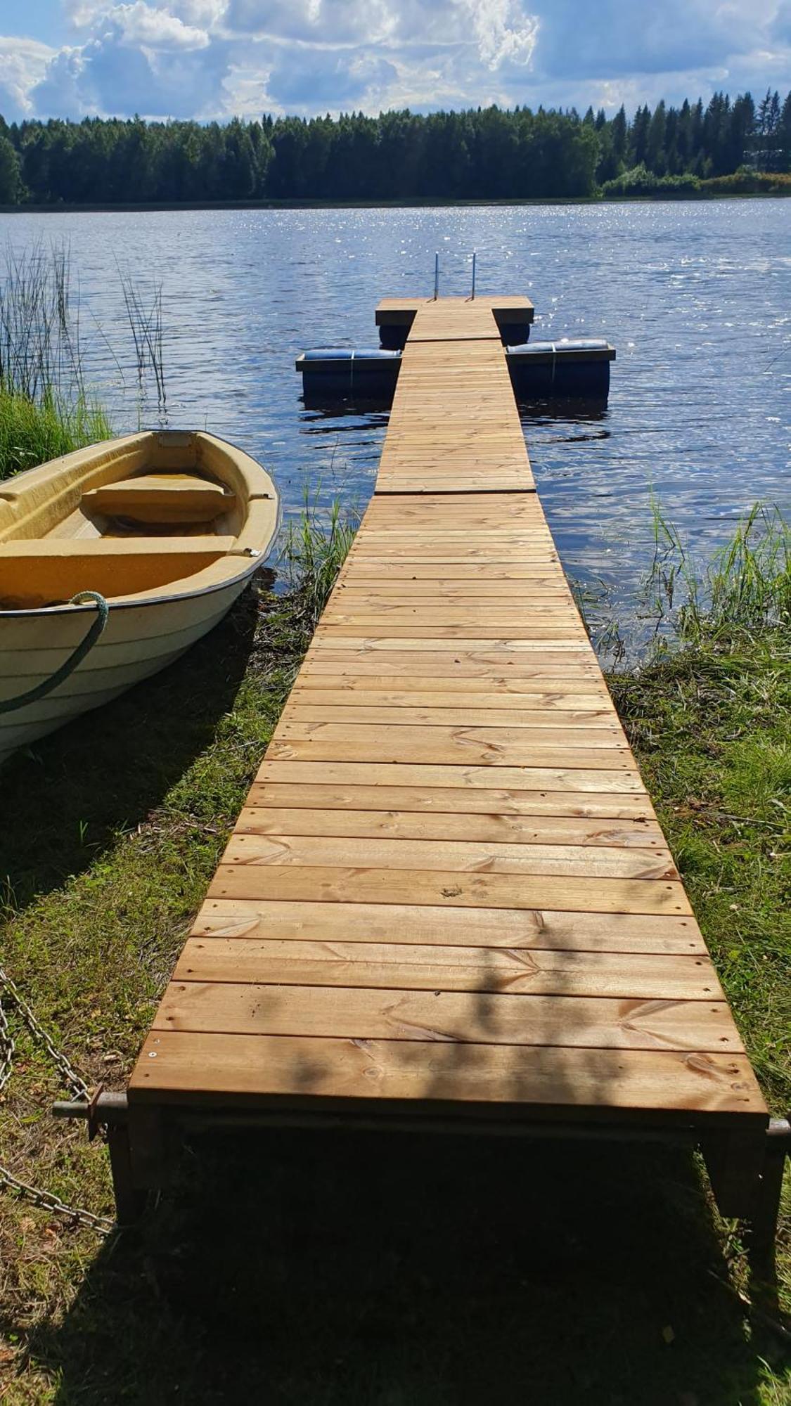 Viihtyisae Kolmio Jaerven Rannalla Haapavesi Exterior foto